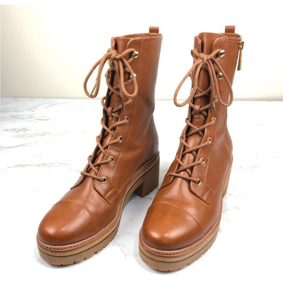 Like NEW MICHAEL Michael Kors Anaka Combat Boot - Picture 2 of 4